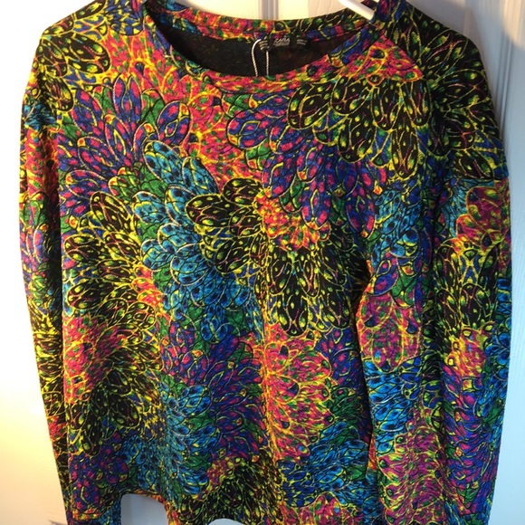 M Zara multicoloured floral top - Picture 11 of 16